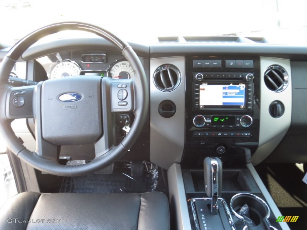 2013 Ford Expedition EL Limited Charcoal Black Dashboard Photo #73448100