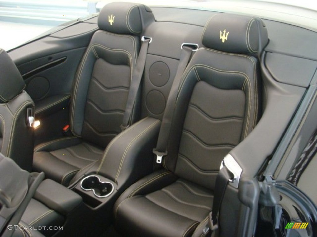 Nero Interior 2013 Maserati GranTurismo Convertible GranCabrio Sport Photo #73448429