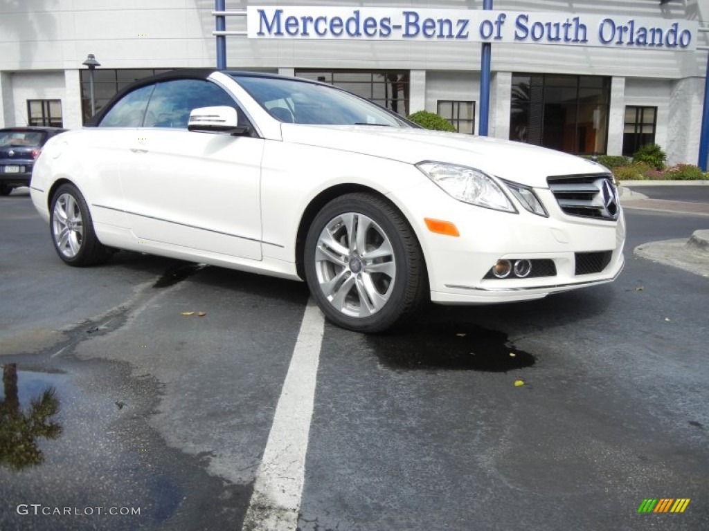2011 E 350 Cabriolet - Arctic White / Black photo #1