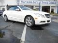 2011 Arctic White Mercedes-Benz E 350 Cabriolet  photo #1