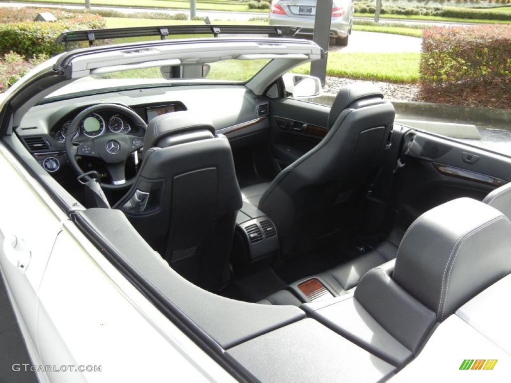 2011 E 350 Cabriolet - Arctic White / Black photo #11