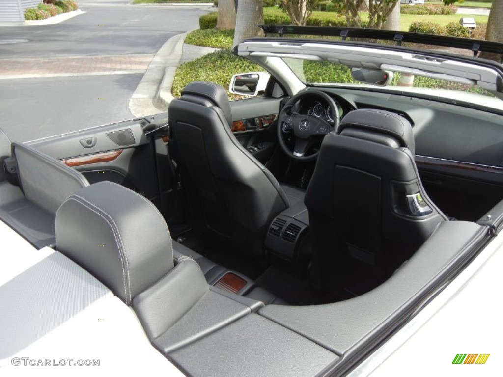 2011 E 350 Cabriolet - Arctic White / Black photo #12