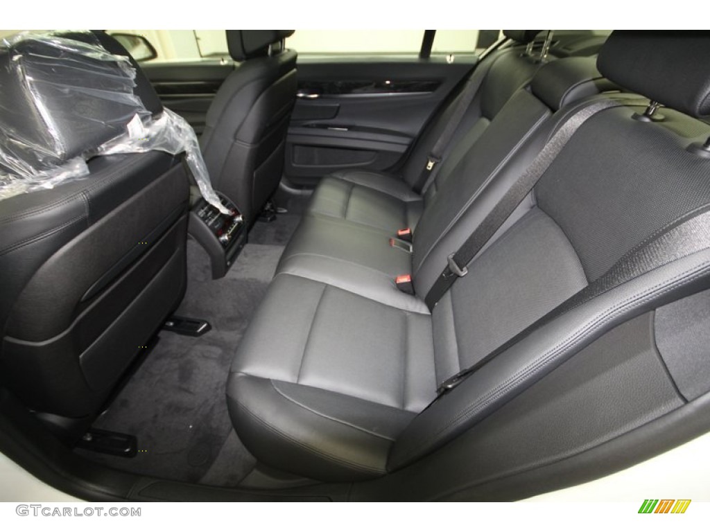 2013 BMW 7 Series 740i Sedan Rear Seat Photo #73451819