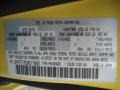 A4J: Lightning Yellow 2004 Mazda RX-8 Sport Color Code