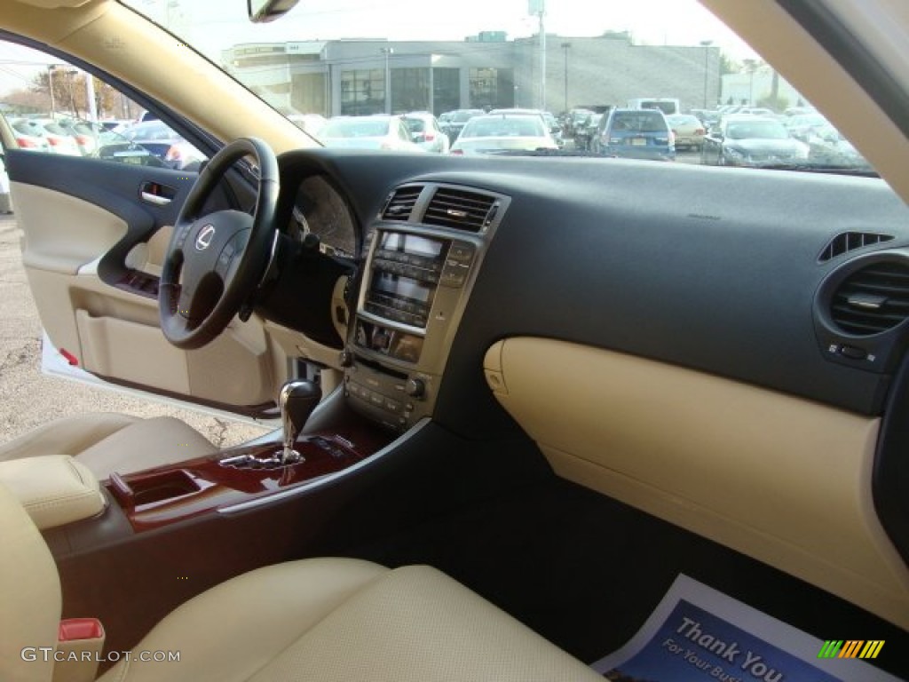 2008 IS 250 AWD - Starfire White Pearl / Cashmere Beige photo #23