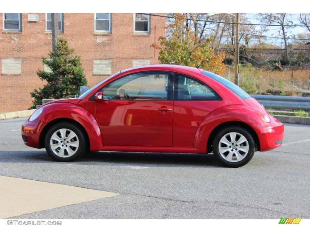 2009 New Beetle 2.5 Coupe - Salsa Red / Black photo #64