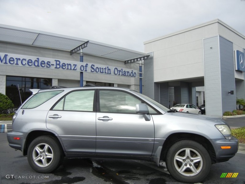 2002 RX 300 - Blue Vapor Metallic / Ivory photo #8