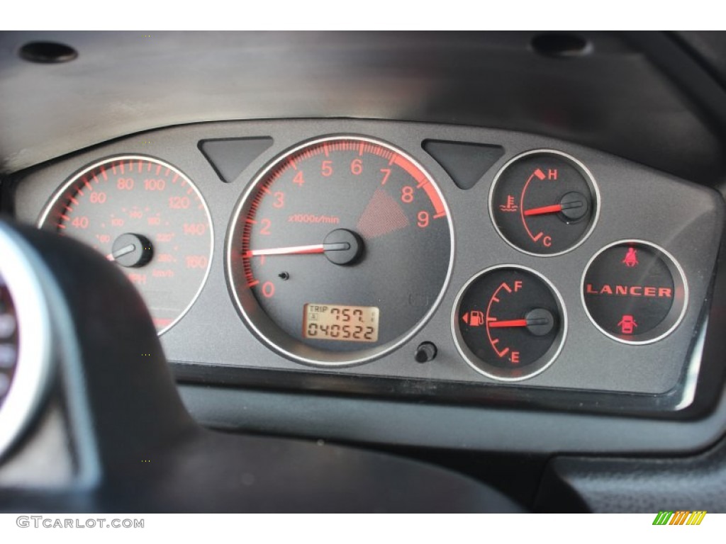 2003 Mitsubishi Lancer Evolution VIII Gauges Photo #73453446
