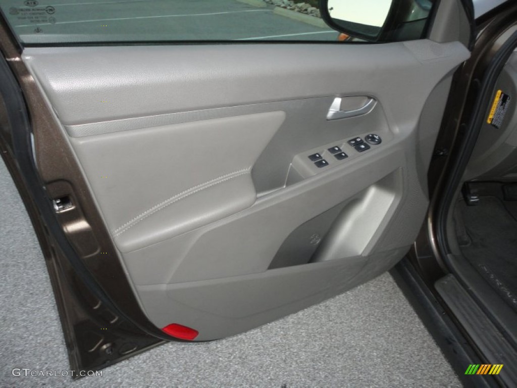 2012 Sportage EX AWD - Sand Track / Alpine Gray photo #10