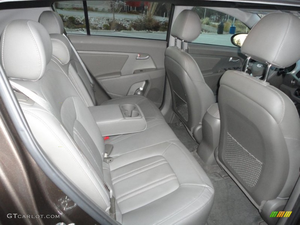 2012 Sportage EX AWD - Sand Track / Alpine Gray photo #17