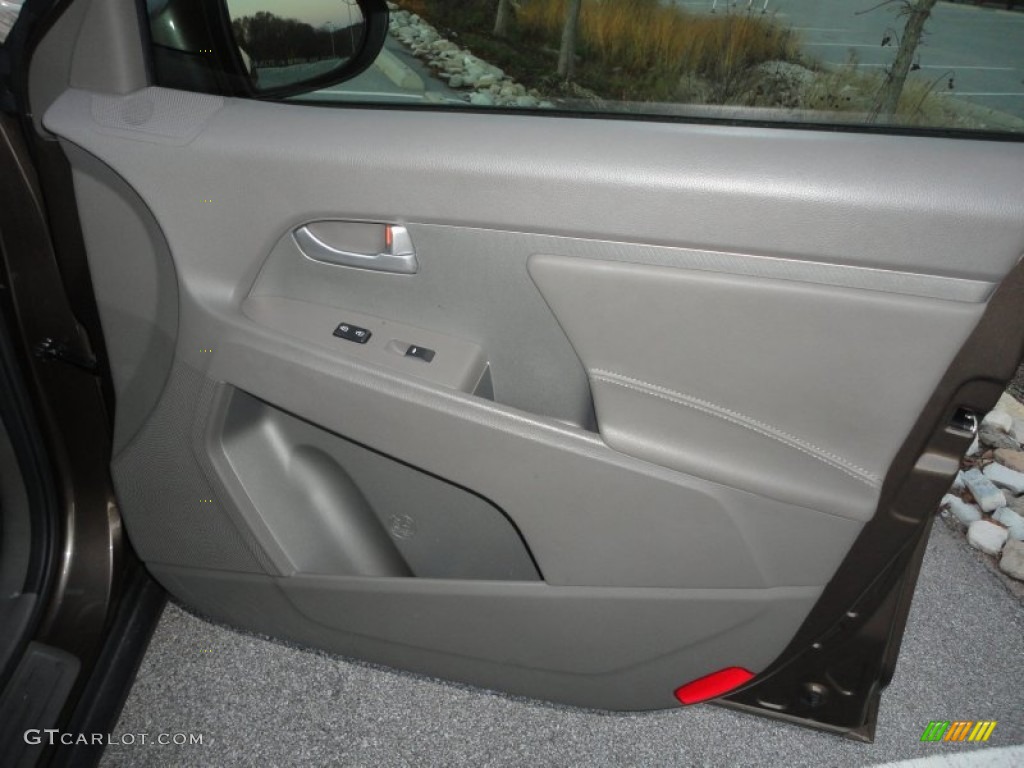 2012 Sportage EX AWD - Sand Track / Alpine Gray photo #18