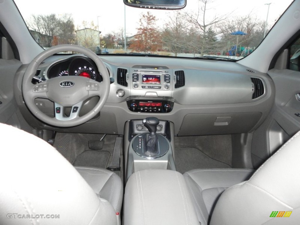 2012 Sportage EX AWD - Sand Track / Alpine Gray photo #20