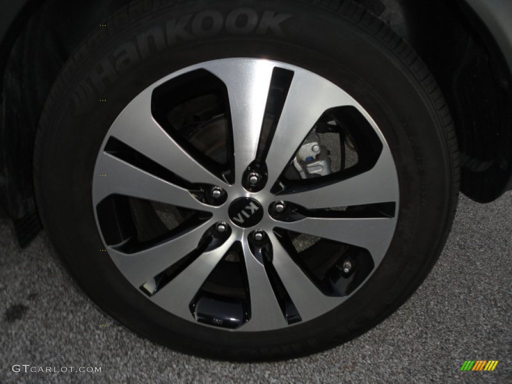 2012 Sportage EX AWD - Sand Track / Alpine Gray photo #25