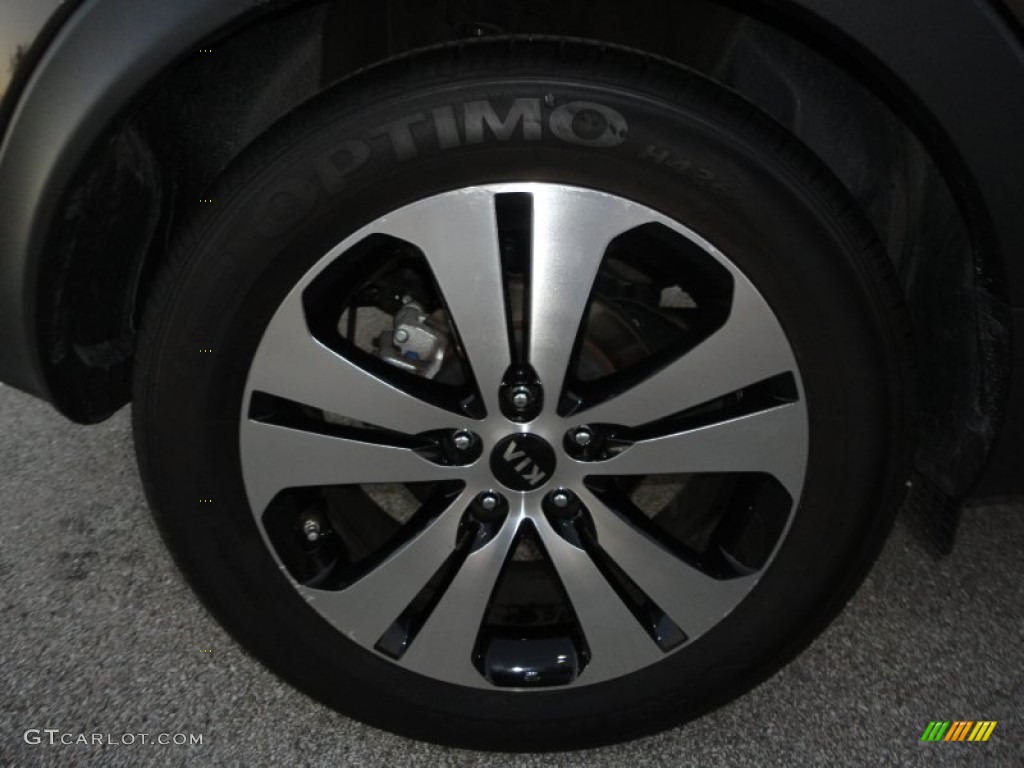 2012 Sportage EX AWD - Sand Track / Alpine Gray photo #26