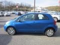 2007 Blazing Blue Metallic Toyota Yaris 3 Door Liftback  photo #4
