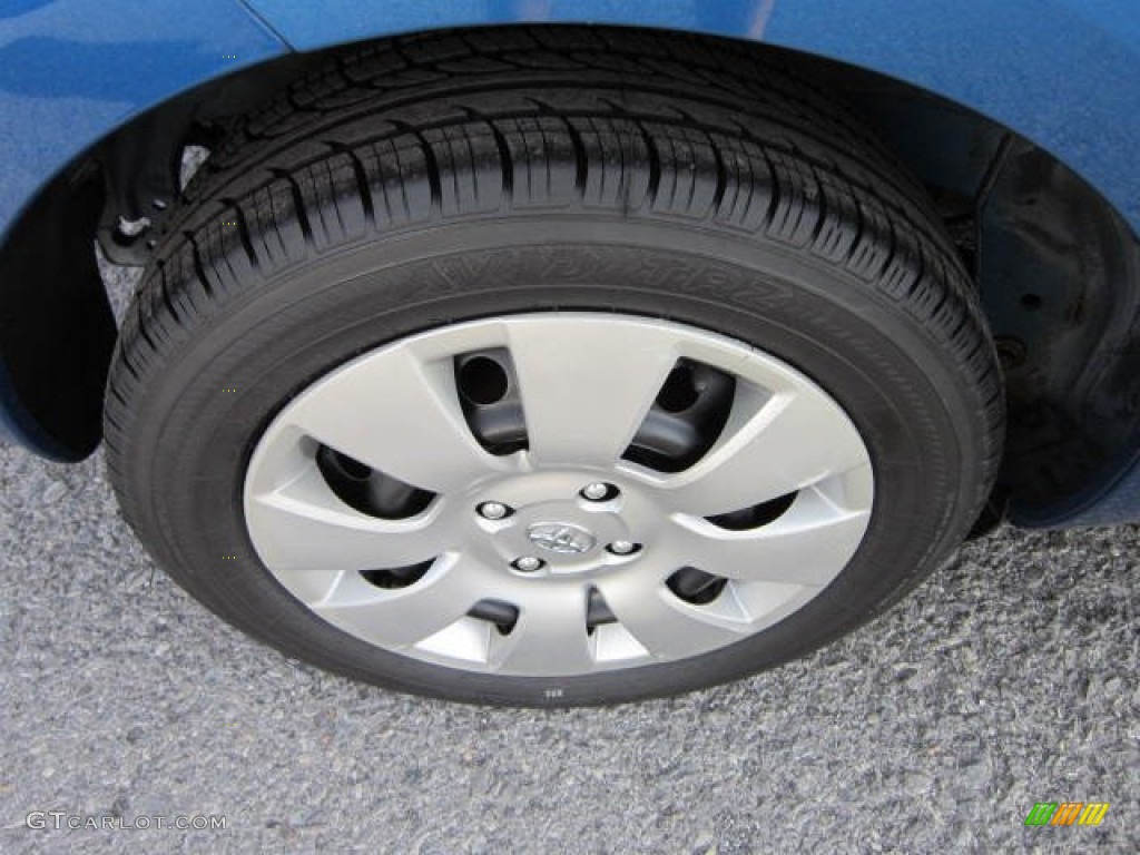 2007 Yaris 3 Door Liftback - Blazing Blue Metallic / Dark Charcoal photo #8