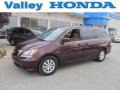 2009 Dark Cherry Pearl Honda Odyssey EX-L  photo #1