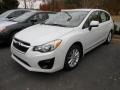 Front 3/4 View of 2013 Impreza 2.0i Premium 5 Door