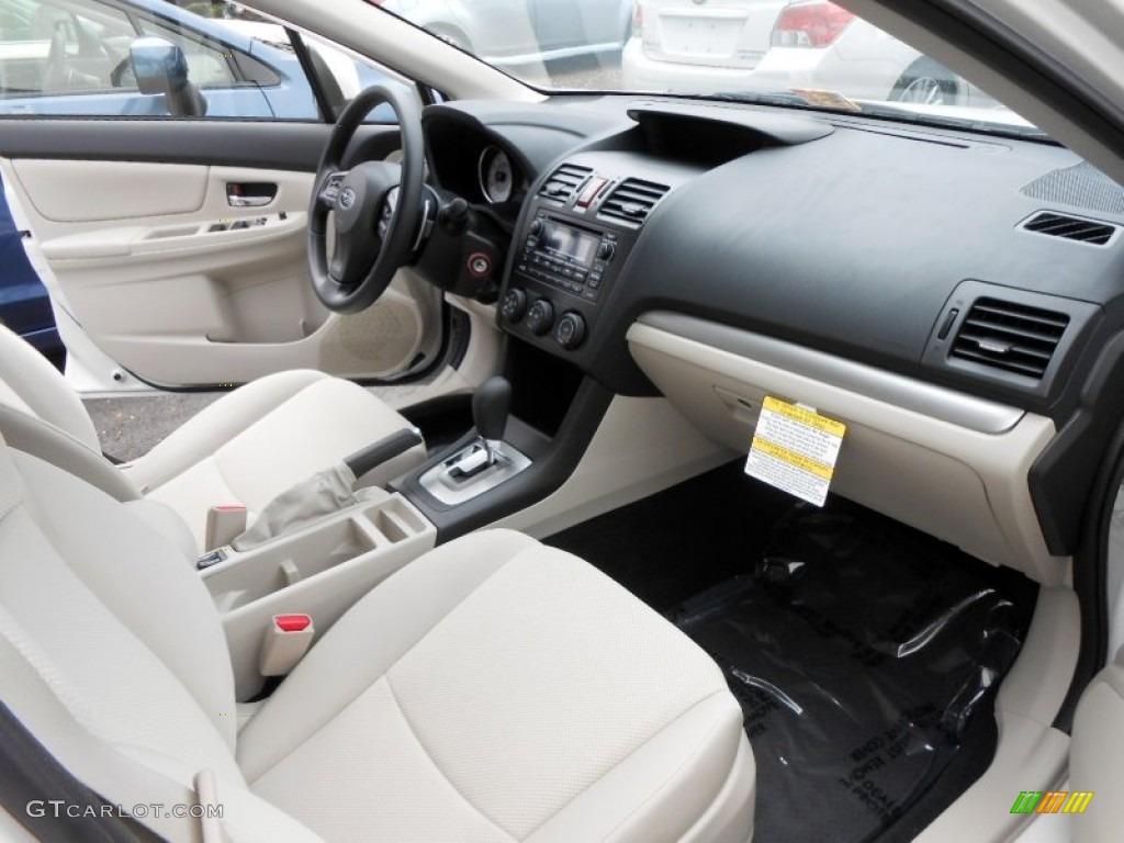 Ivory Interior 2013 Subaru Impreza 2 0i Premium 5 Door Photo
