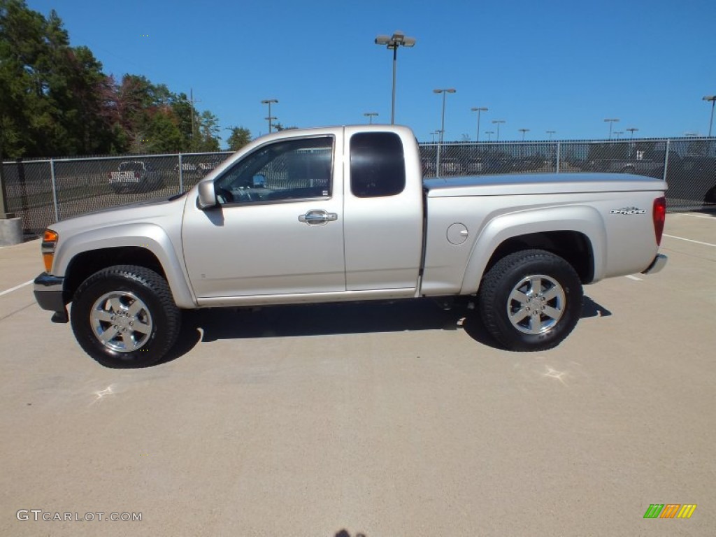 Silver Birch Metallic 2009 GMC Canyon SLE Extended Cab Exterior Photo #73455716