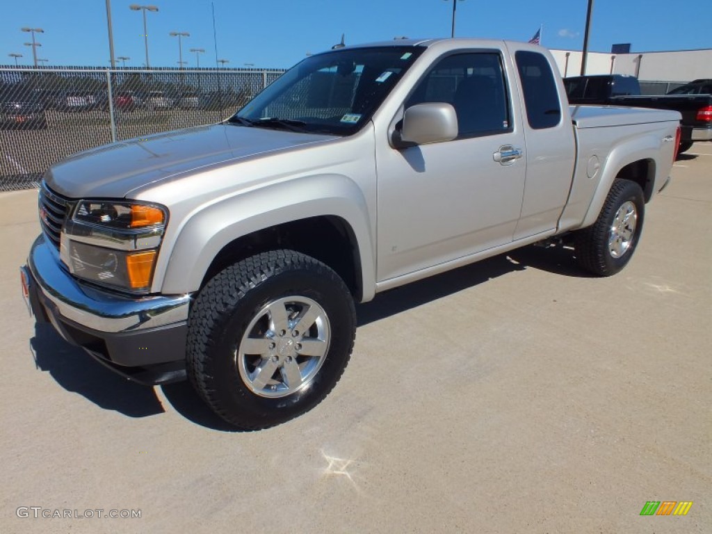 Silver Birch Metallic 2009 GMC Canyon SLE Extended Cab Exterior Photo #73455737