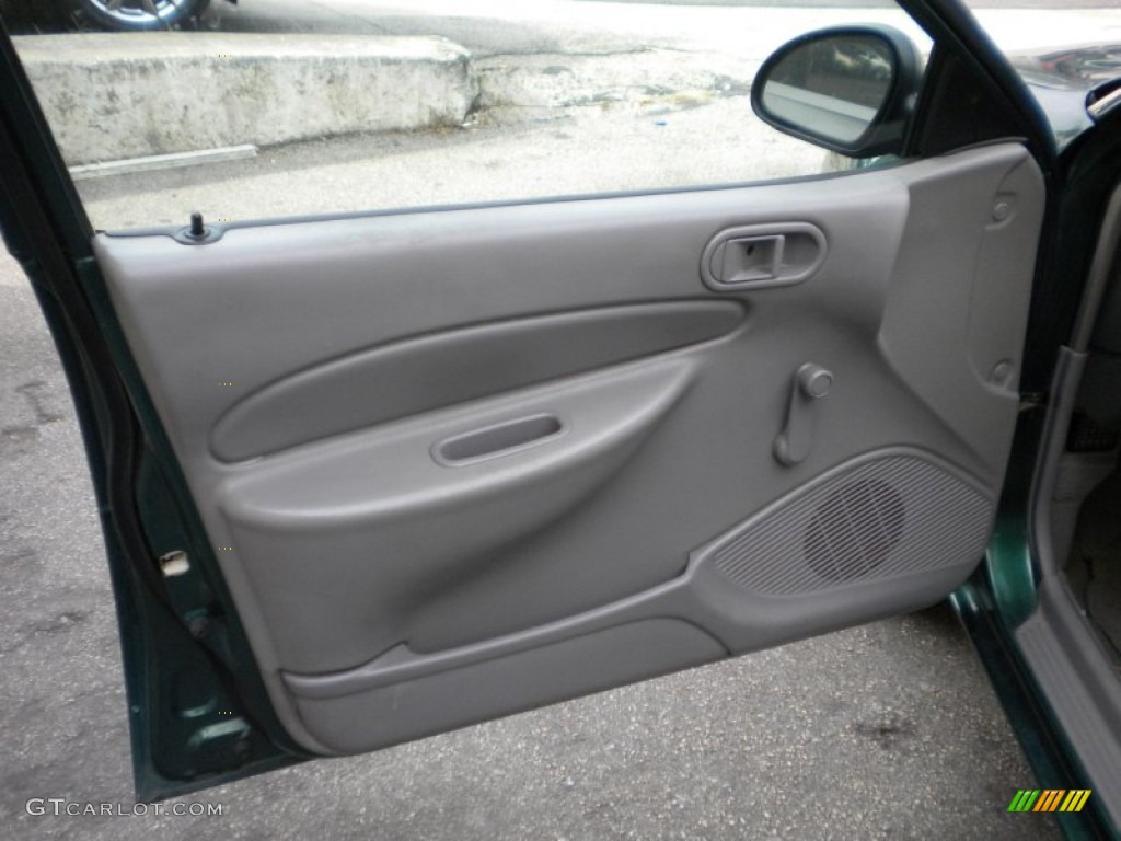 1999 Ford Escort LX Sedan Medium Graphite Door Panel Photo #73456892