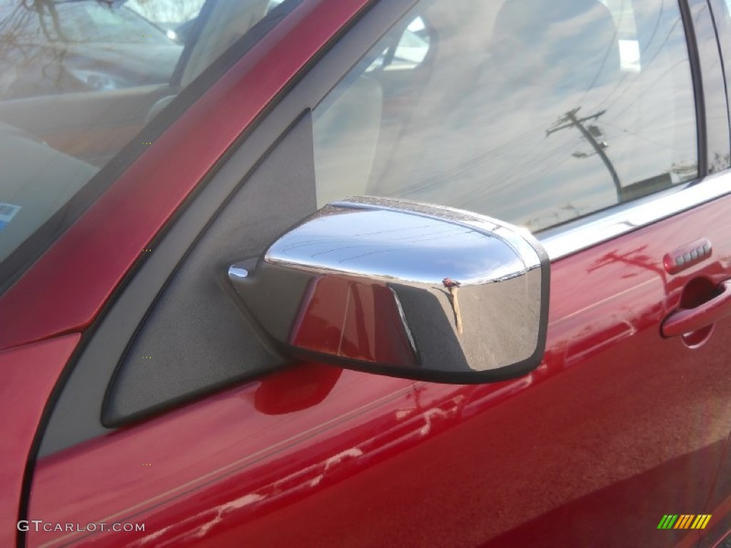 2008 MKZ Sedan - Vivid Red Metallic / Sand photo #10