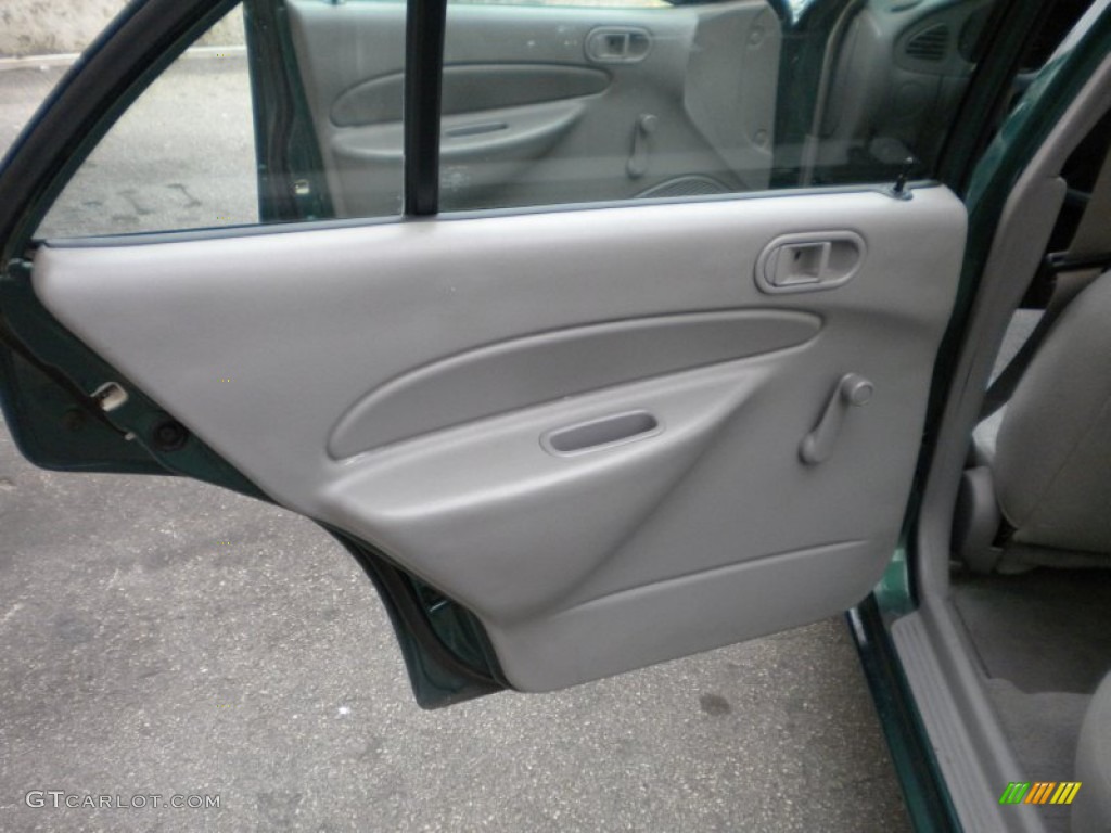 1999 Escort LX Sedan - Tropic Green Metallic / Medium Graphite photo #14
