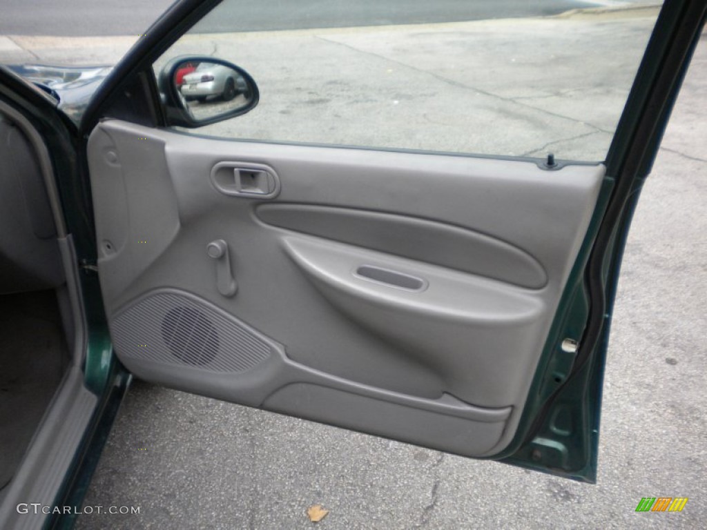 1999 Escort LX Sedan - Tropic Green Metallic / Medium Graphite photo #18