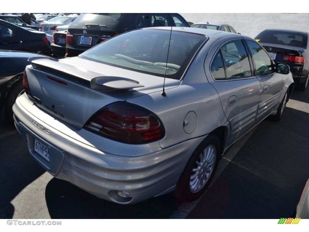 1999 Grand Am SE Sedan - Silvermist Metallic / Dark Pewter photo #3