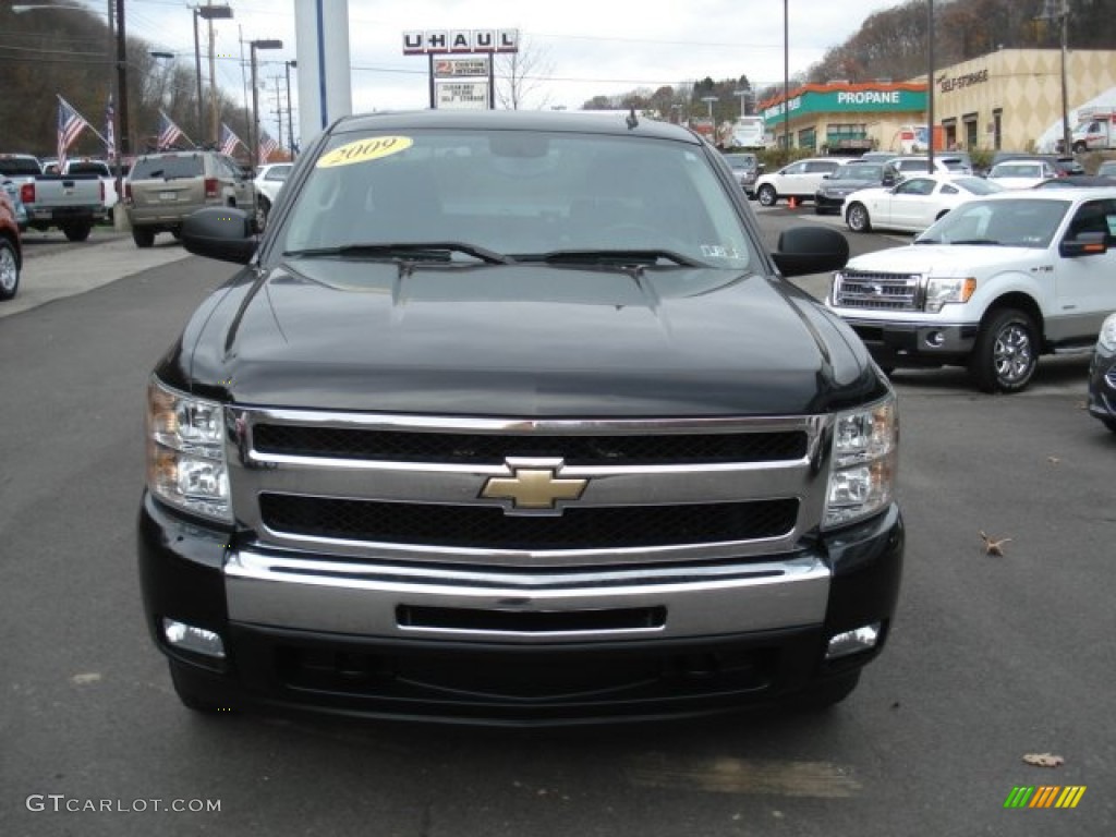 2009 Silverado 1500 LT Z71 Crew Cab 4x4 - Black / Ebony photo #3