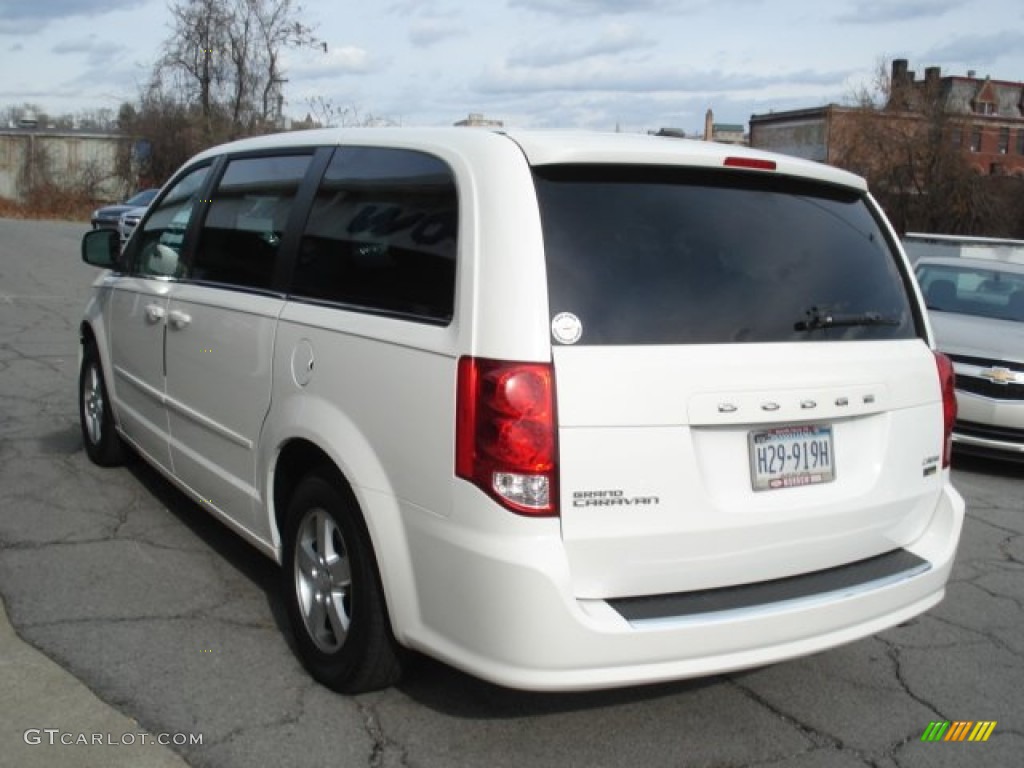 2012 Grand Caravan Crew - Stone White / Black/Light Graystone photo #6