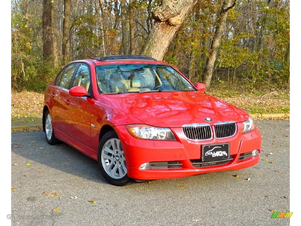 Electric Red BMW 3 Series