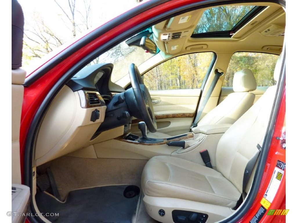 2006 3 Series 325xi Sedan - Electric Red / Beige photo #11