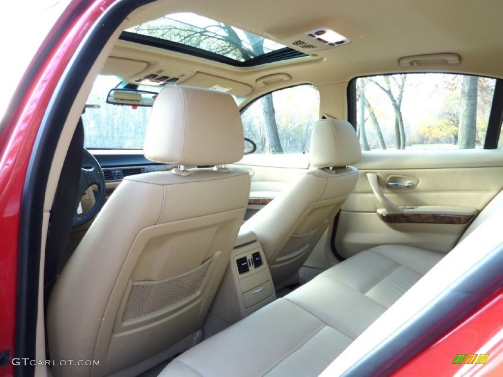 2006 3 Series 325xi Sedan - Electric Red / Beige photo #23