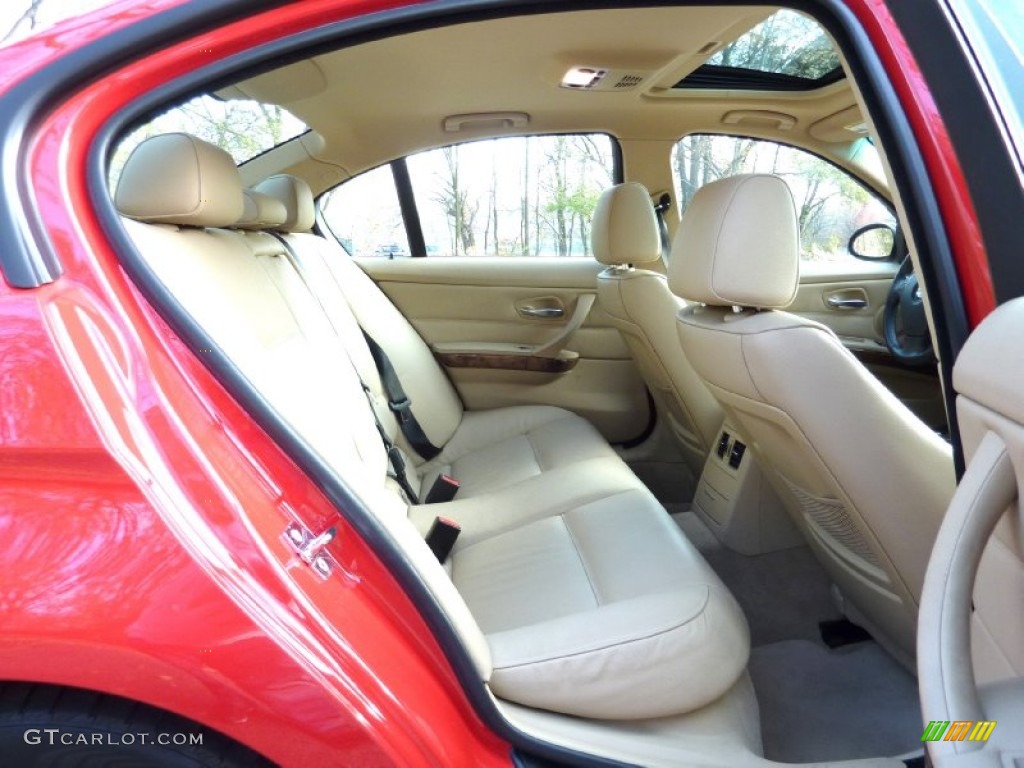 2006 3 Series 325xi Sedan - Electric Red / Beige photo #25
