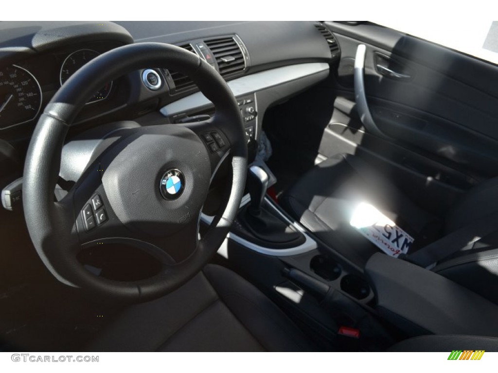 2012 1 Series 128i Coupe - Space Grey Metallic / Black photo #4