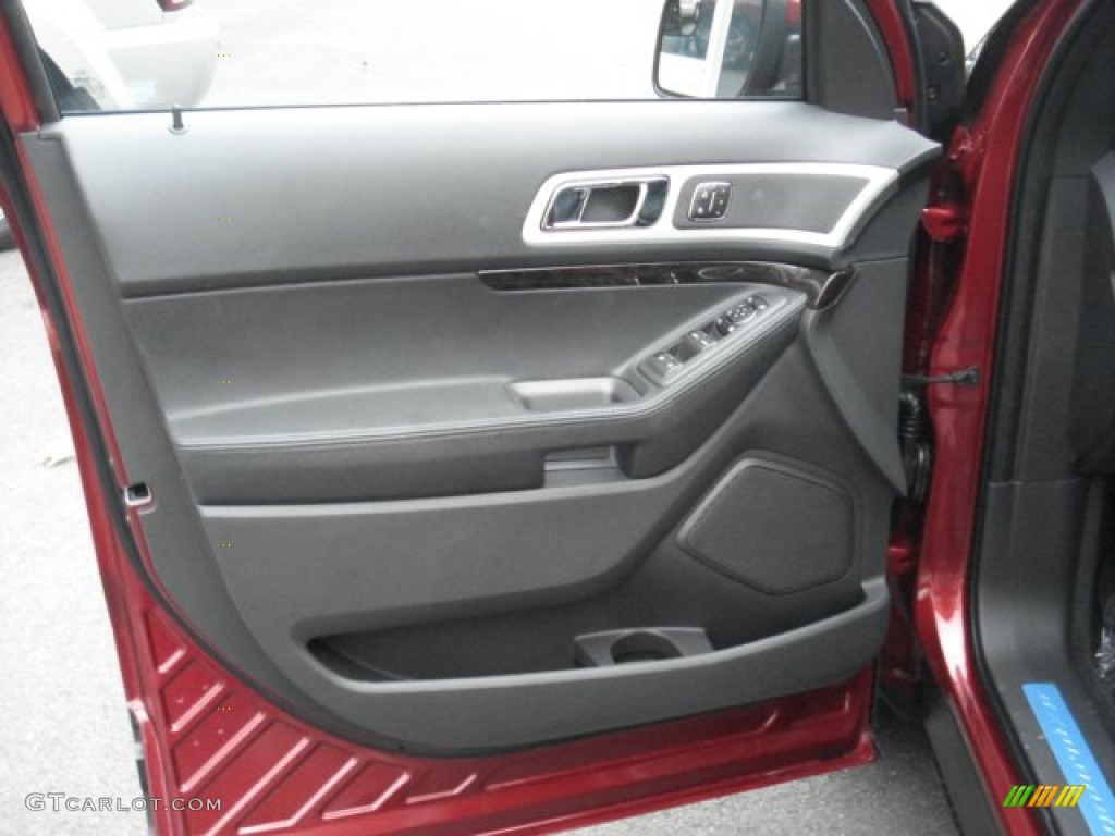 2013 Explorer Limited 4WD - Ruby Red Metallic / Charcoal Black photo #12