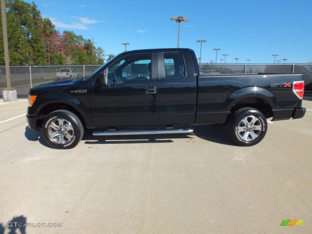 Tuxedo Black Metallic 2013 Ford F150 STX SuperCab Exterior Photo #73459502