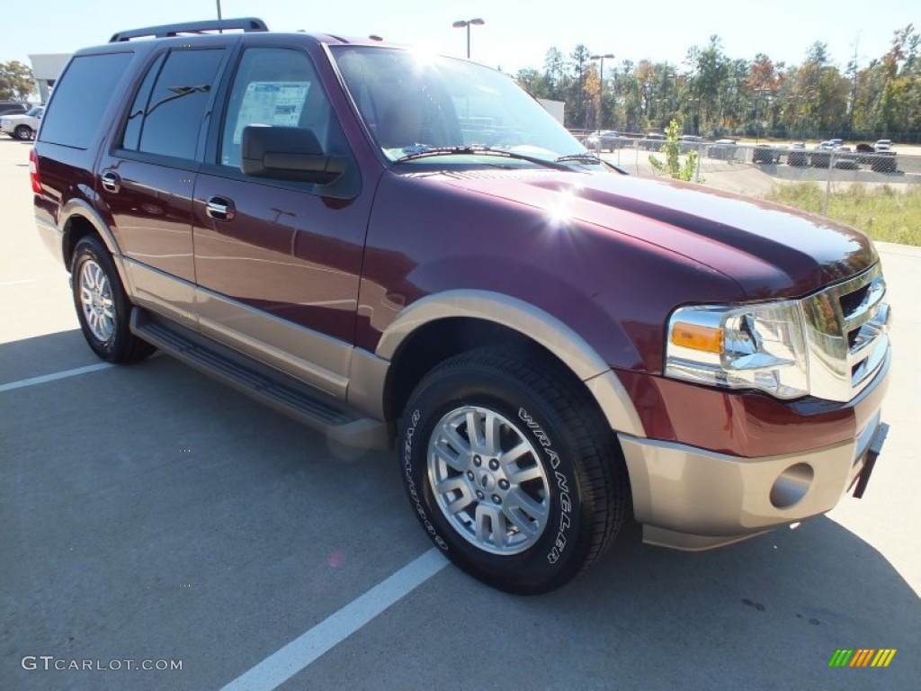 2013 Expedition XLT - Autumn Red / Camel photo #1