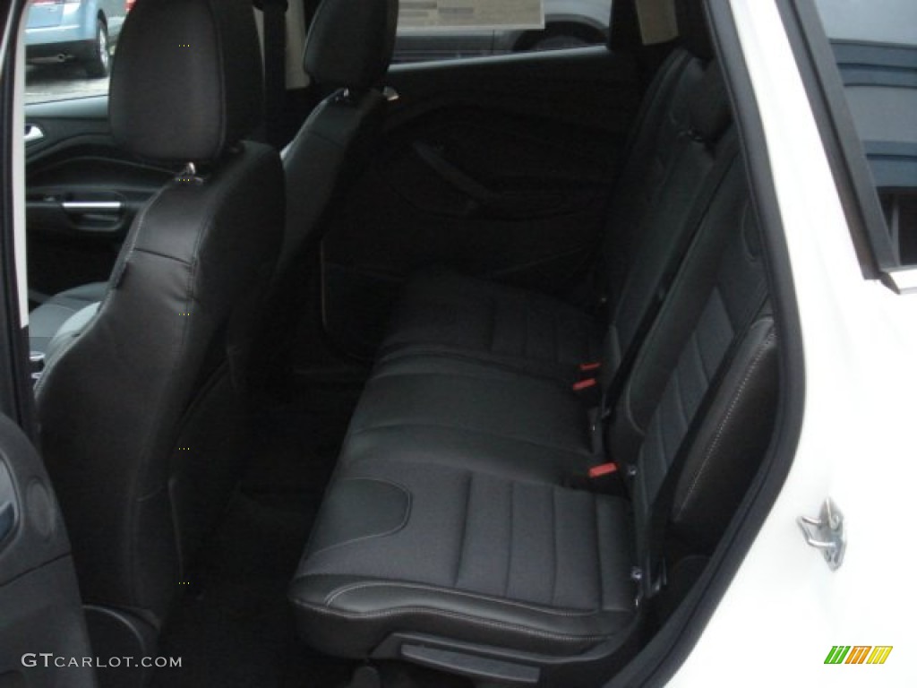 2013 Escape Titanium 2.0L EcoBoost 4WD - White Platinum Metallic Tri-Coat / Charcoal Black photo #13