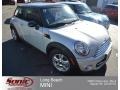 2013 White Silver Metallic Mini Cooper Hardtop  photo #1