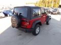 2012 Flame Red Jeep Wrangler Sport 4x4  photo #4