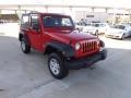 2012 Flame Red Jeep Wrangler Sport 4x4  photo #6