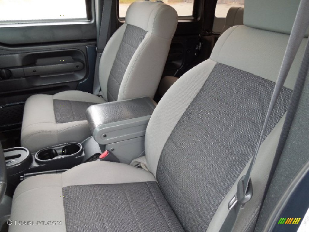 2008 Jeep Wrangler Unlimited X 4x4 Front Seat Photo #73460316