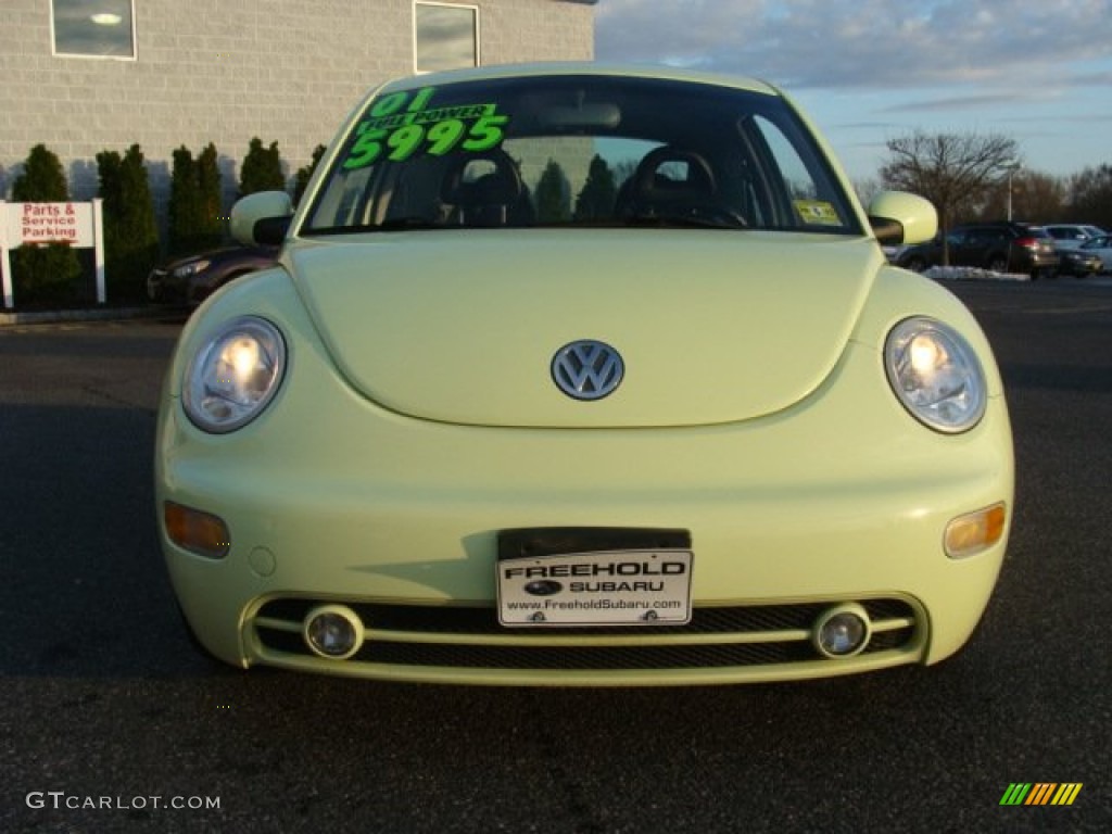 2001 New Beetle GLS Coupe - Cyber Green Metallic / Black photo #2