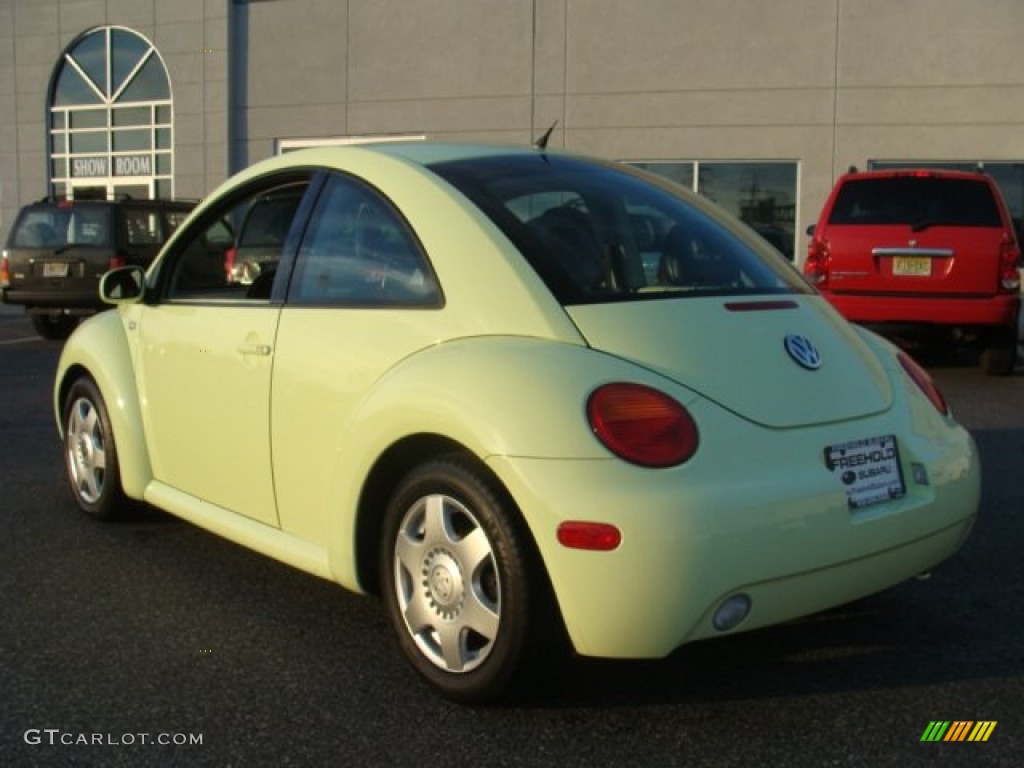 2001 New Beetle GLS Coupe - Cyber Green Metallic / Black photo #4