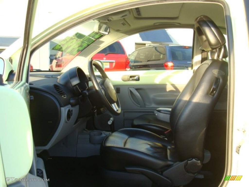 2001 New Beetle GLS Coupe - Cyber Green Metallic / Black photo #9