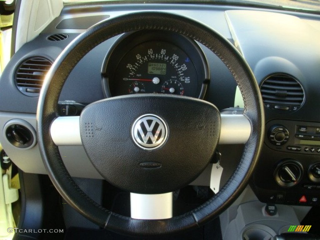 2001 New Beetle GLS Coupe - Cyber Green Metallic / Black photo #12