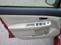 Ivory 2013 Subaru XV Crosstrek 2.0 Premium Door Panel